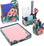 Global Printed Products Designer Printed Desk Organizer Set, Includes Letter by ExcelloGlobalProducts