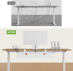 KEEGH Large 36" Under Desk Cable Management Tray - Image 7