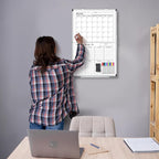 Lincia 24" x 16" Magnetic Vertical Monthly and Weekly Dry Erase Calendar - Image 5