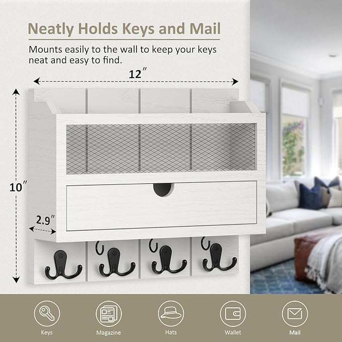 Nekon Mail Organizer with Drawer - Image 5