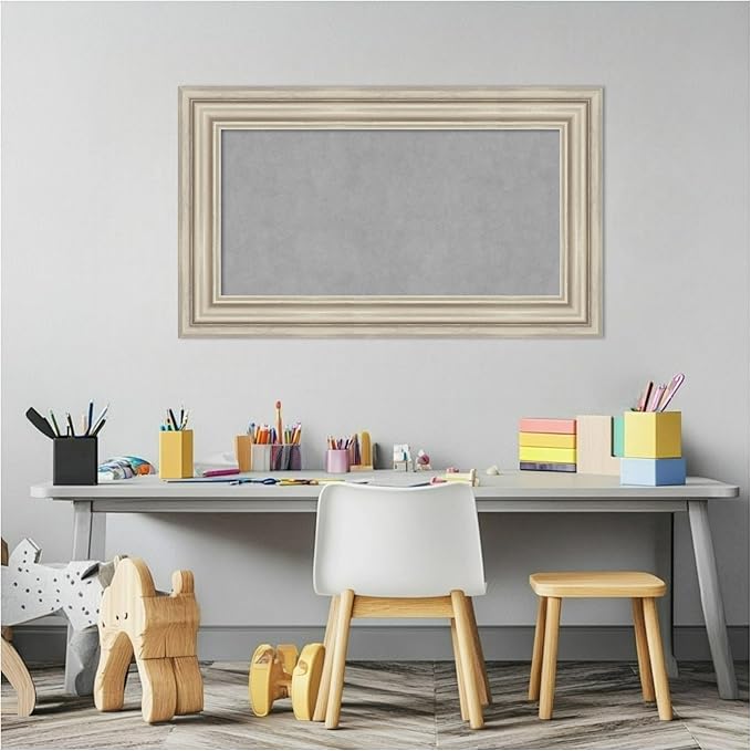 Amanti Art Silver Framed Magnetic Board 18x30 Small Vision Board - Image 5