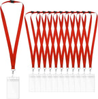 12 Pack Red Breakaway Lanyards by WEZEBEL