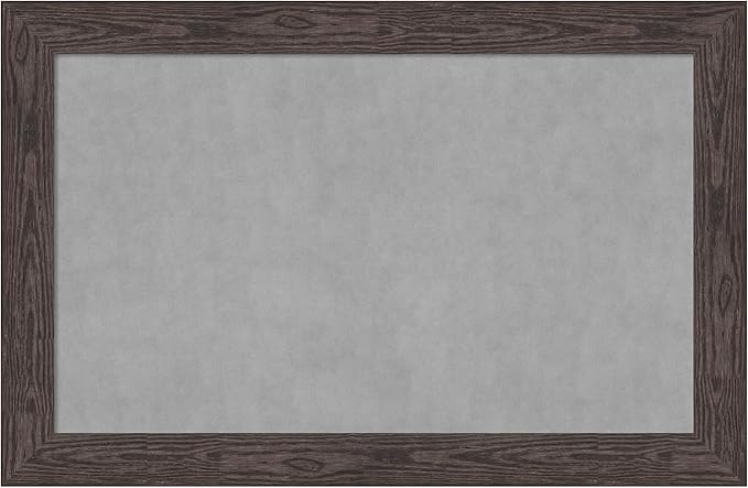 Amanti Art Black Framed Magnetic Board 30x46 Large Vision Board by AmantiArt