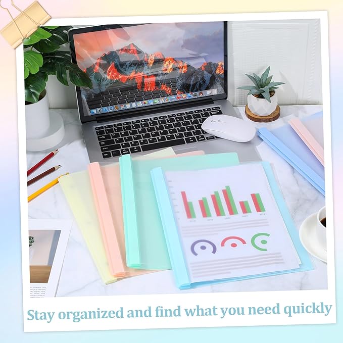 48 PCS Pastel Plastic Report Covers - Image 4