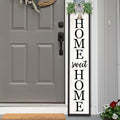 LuZhiQiang Welcome Sign for Front Porch Outdoor Home Sweet Home, Rustic Outside by LuZhiQiang