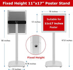 VAIIGO 3 Pack Heavy Duty Standing Sign Holder 11x17 Inch - Image 4