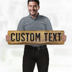 Custom Sign, Custom Street Sign, 11 Font Colors, 13 Font Styles, 4 Hole Options - Image 2