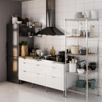 Regal Altair 24" Deep x 24" Wide x 74" Height Wire Shelving Kit | 5-Tier | NSF - Image 8