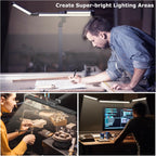 airlonv led desk lamp with clamp, architect desk on a desk or shelf