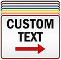 Custom Arrow and Directional Sign by My Sign Center by MySignCenter