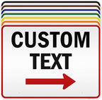 Custom Arrow and Directional Sign by My Sign Center by MySignCenter
