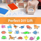 NIUBIER 15 Colors Craft Ink Pads, Washable Finger Stamp Pad - Image 7