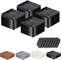 Furniture Risers Heavy Duty Adjustable Bed Risers Blocks Lift 4, 2 inches by EnjoyLifeEnjoyHappiness