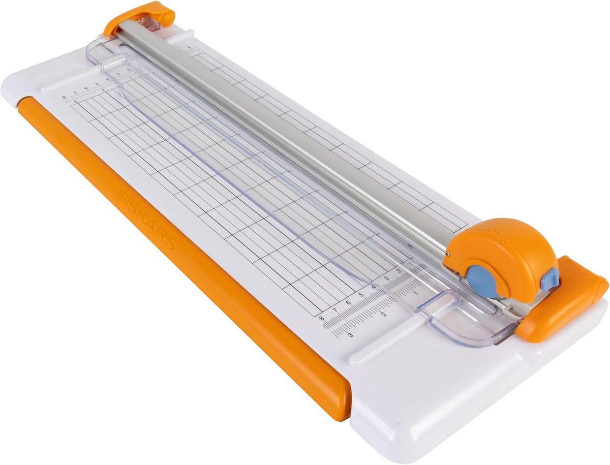 Fiskars Rotary Paper Cutter, Compact & Portable, 12" Cut Length