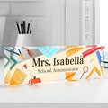 Personalized Name Plate for Desk Custom Acrylic Desk Name Plate Custom Employee by AZUFEMOS