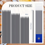 Spakon 60 Pcs 2.8mm Lead Refill Carpenter Construction Pencils Marker Lead - Image 4