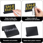 12PCS Mini Chalkboard Signs, Reusable Table Sign Chalk Board - Image 3