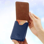 Outus 2 Pieces Business Card Holder, PU Leather Business Card Case Pocket Wallet - Image 5