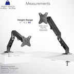VIVO Heavy Duty Single Monitor Tension Arm - Image 4