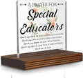Special Educator Prayer Desk Sign, Christian Gift by Pariveca