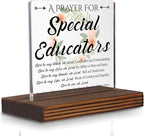 Special Educator Prayer Desk Sign, Christian Gift by Pariveca