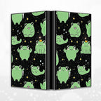 BWEGRHE Slim Credit Card Holder, Princess Frog RFID Blocking Metal Wallet - Image 4