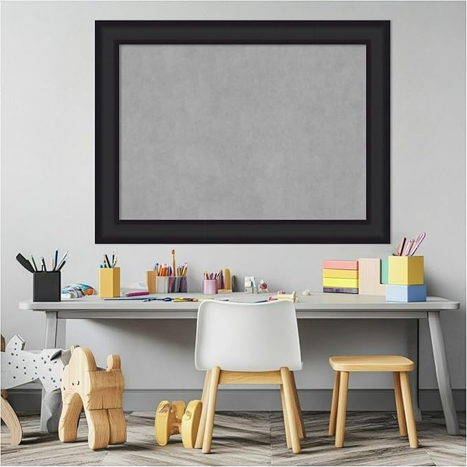 Amanti Art Black Framed Magnetic Board 25x33 Medium Vision Board - Image 5