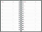 Brownline® 2026 DuraFlex Daily/Monthly Planner, Appointment Book, 12 Months, January to December, Twin-Wire Binding, 8" x 5", Black (CB634V.BLK-26)