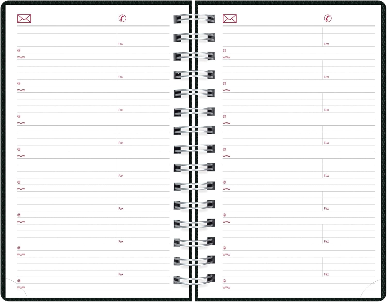 Brownline® 2026 DuraFlex Daily/Monthly Planner, Appointment Book, 12 Months, January to December, Twin-Wire Binding, 8" x 5", Black (CB634V.BLK-26)