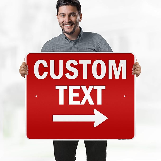 Custom Arrow, Custom Directional Sign, Right Arrow, 24x30 Inches, 3M EGP - Image 2