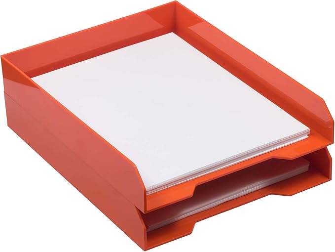 JAM PAPER Stackable Paper Trays - Image 3