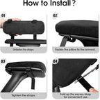 ZNCMRR 2 Pack Office Chair Armrest Pads Covers - Image 5