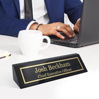 Engraving International Business Wood Name Plate by EngravingInternational