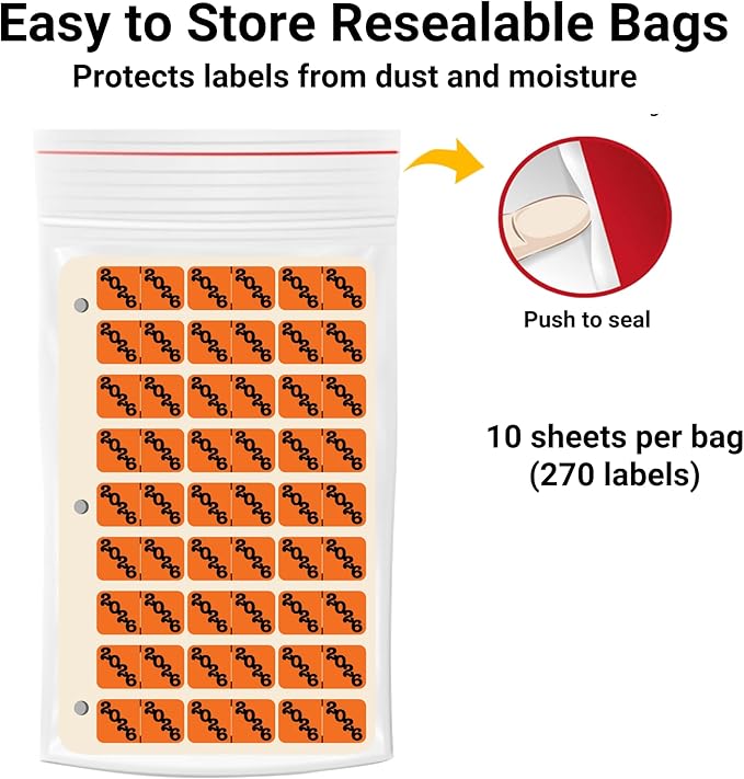 2026 Year Labels, Doctor Stuff 2026 Chart Stickers, Ringbook Sheets, Jeter Style - Image 5
