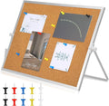 1 Pcs 11.81"×15.74" Cork Bulletin Board, Double Sided Pin by MAQUITA