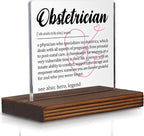 Obstetrician Appreciation Gift for Women’s Healthcare Providers, Thank You Desk by Pariveca