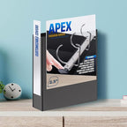 4 Pack of 2.5” Smooth Opening Angle D-Ring View Black Binders, Professional - Image 2