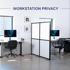 VIVO Modular Wall System, 2 PET Panels, Modern Professional Office Cubicle - Image 7