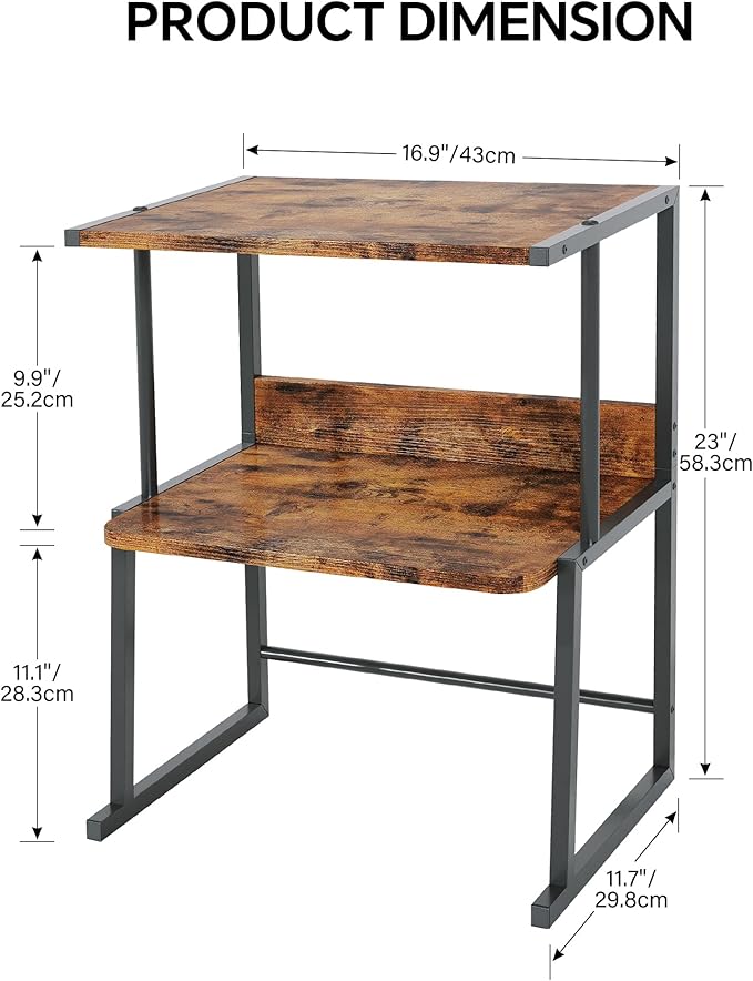 Homeiju Printer Stand for Desk - Image 5