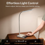 lepower desk lamp, 800lm led for home office on a desk or shelf