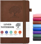PERCUN Lined Journal Notebook for Men & Women, 160 Pages College Ruled Journal by PERCUN