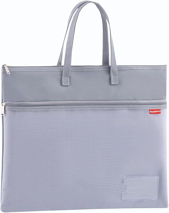 Pendancy Mesh Zipper Pouch A4 Size, Large Double Pocket Waterproof File Bag by Pendancy
