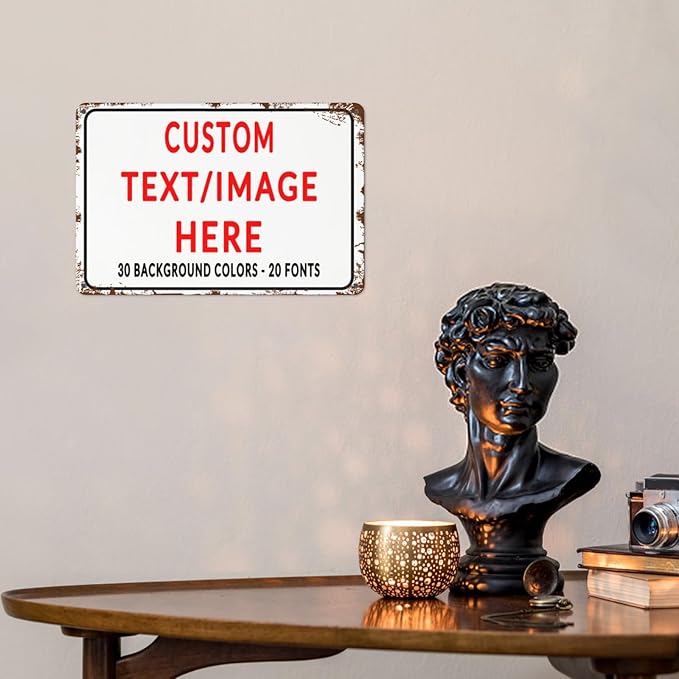 Custom Sign Personalized Custom Metal Sign, Customize - Image 3