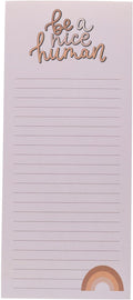 Graphique “Nice Human” Magnetic Notepad | 100 Tear-Away Sheets | Grocery by GraphiquedeFrance