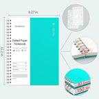 EMSHOI A4 Spiral Dotted Notebook, 11.2”x8.27” 300 Pages Bullet Dot Grid Journal - Image 2