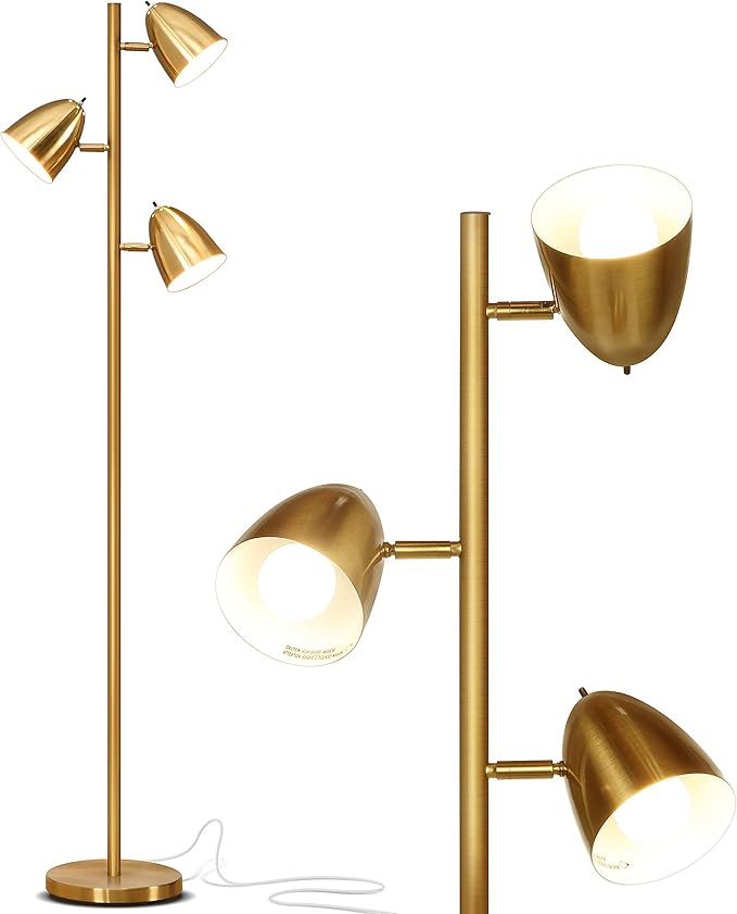 Brightech Jacob LED Standing Lamp, Modern Bright Floor Lamps by Brightech