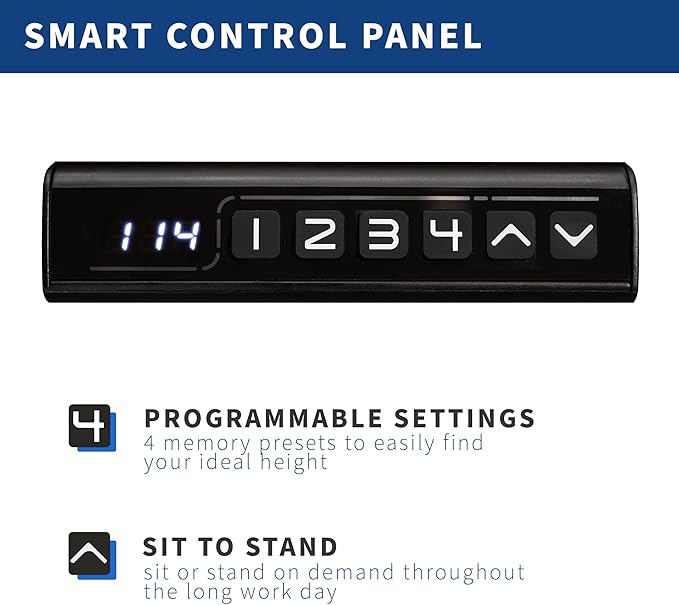 VIVO Electric 43 x 24 in Standing Desk, Memory Height Adjustment, 1B Series - Image 5
