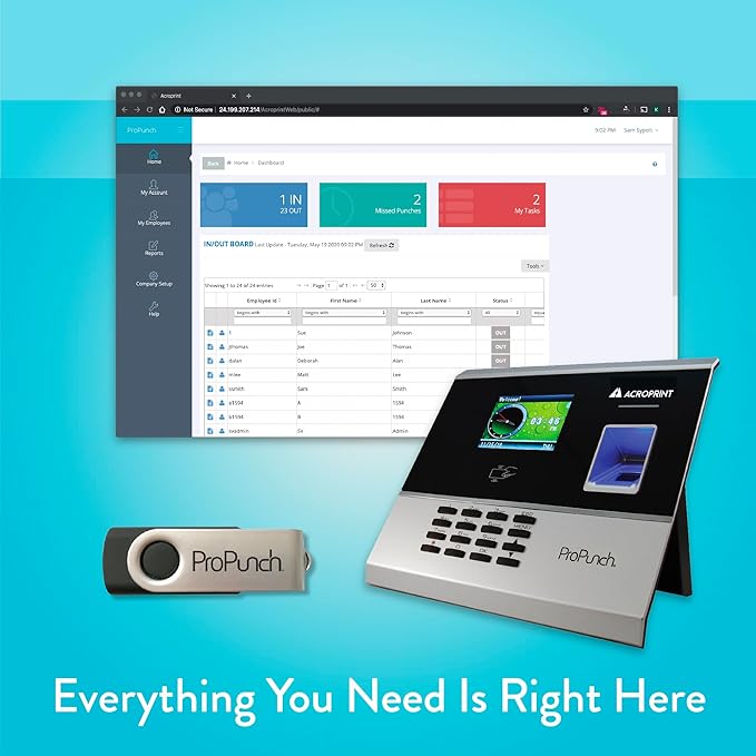 Acroprint ProPunch Time Clock System - Image 7
