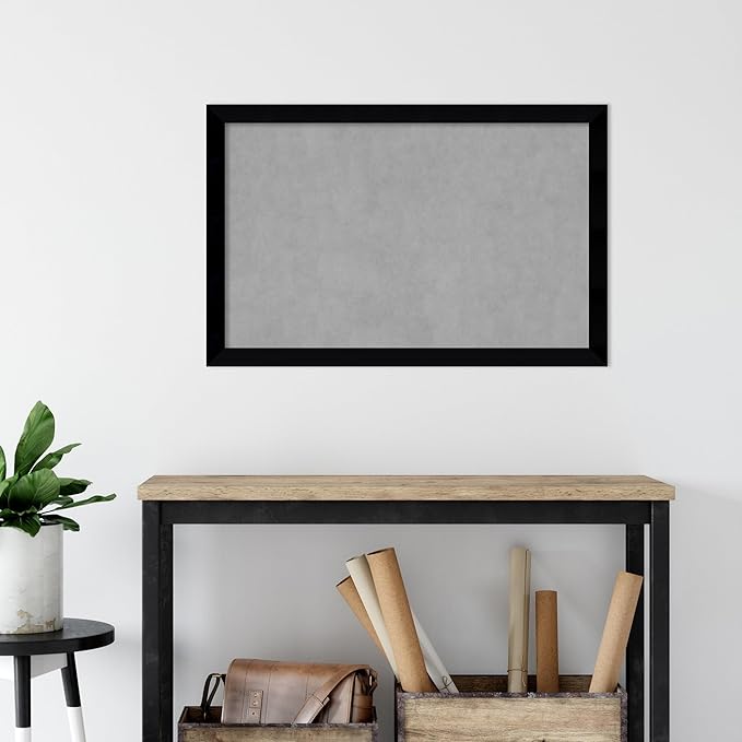 Amanti Art Black Framed Magnetic Board 23x35 Large Vision Board - Image 5