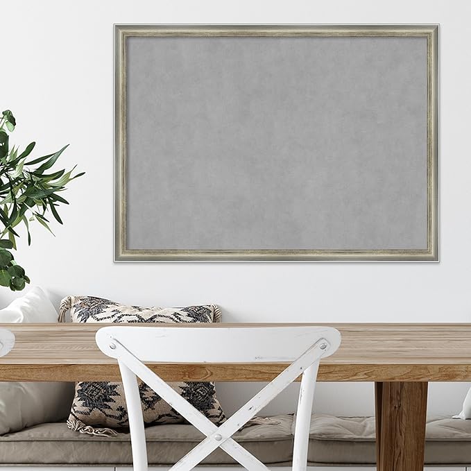 Amanti Art Silver Framed Magnetic Board 22x30 Medium Vision Board - Image 5